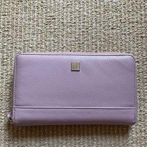Anne Klein lilac purple full sized wallet
